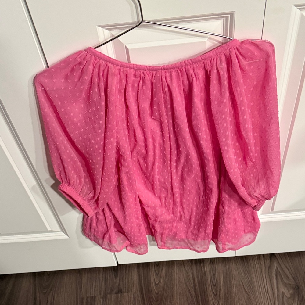 Roller Rabbit Fuchsia Sheer Blouse - Picture 3 of 3
